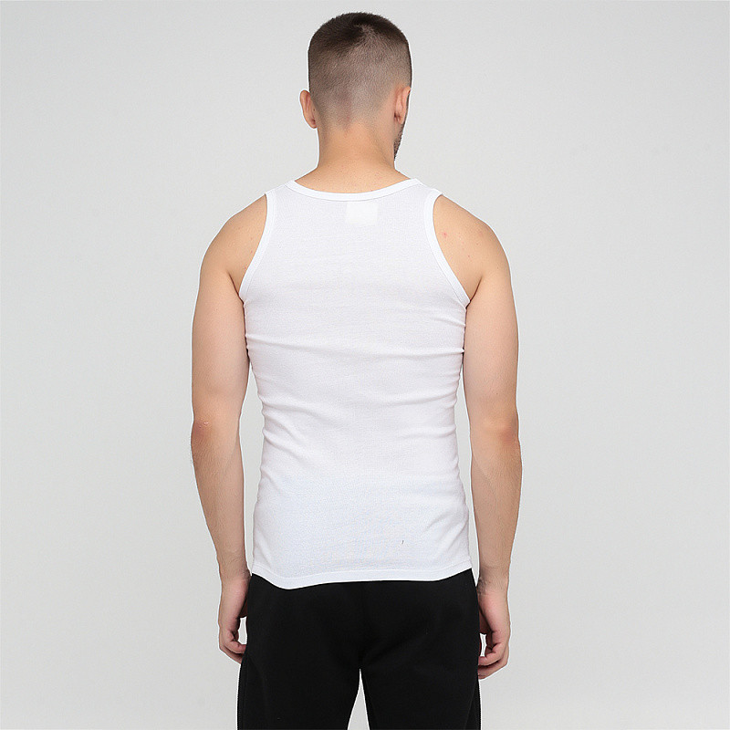 Майка чоловіча біла з бавовни Lans 11/002 L Київ - фото 2