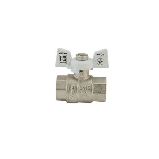 Кран кульовий KOER 1/2" ГГМ (KR.217.W) білий (KR0177)   ( 21378 ) Харків