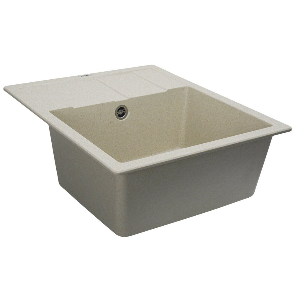 PLATINUM Гранітна мийка для кухні Platinum 5851 ARIA матова Пісок Київ - фото 5