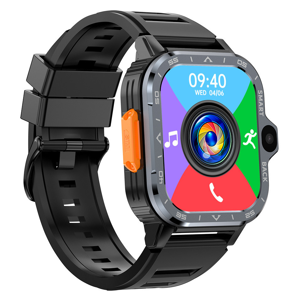 Розумний смарт-годинник Smart Nova Sim Rubber Black (2 ремінці) Чорний Київ - фото 3