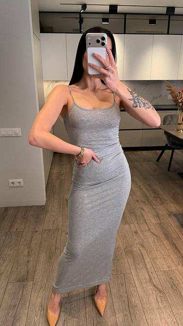 Жіноче вечірнє елегантне довге плаття кулір Меланж, 46/48 Одеса - фото 8