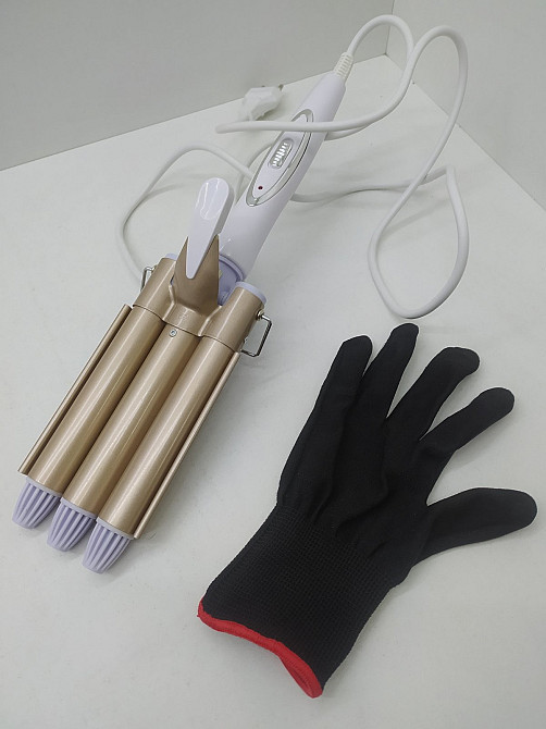 Потрійна плойка для завивання волося top4ever jd-016 Луцьк - фото 1