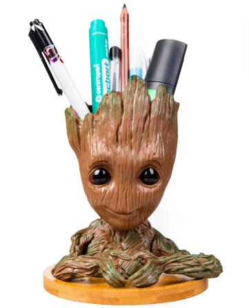 Горшочек для цветов и канцелярии Грут Groot G2 + круглая подставка Винница