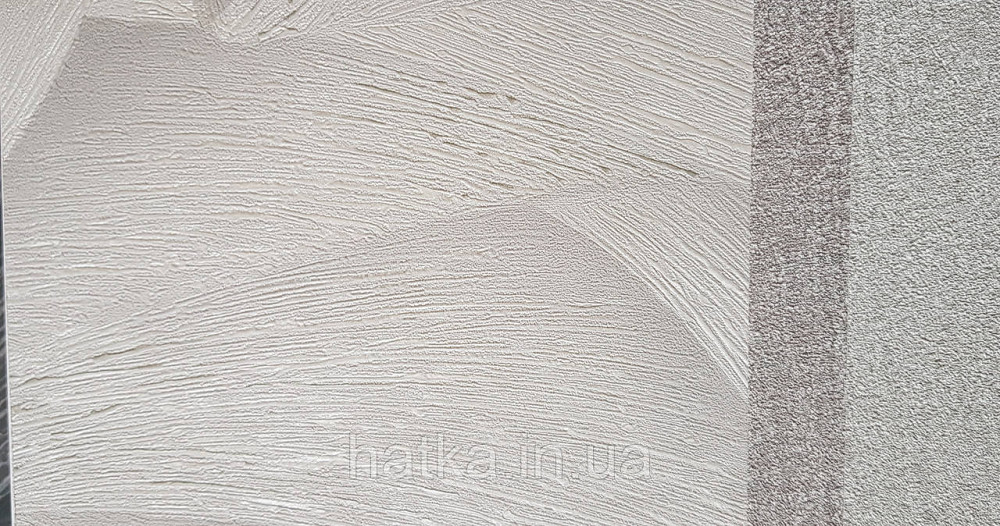 Шпалери вінілові на флізеліні Ritus Marburg метрові геометрія смуги фігури 3д світло-сірі сріблясті Київ - фото 4