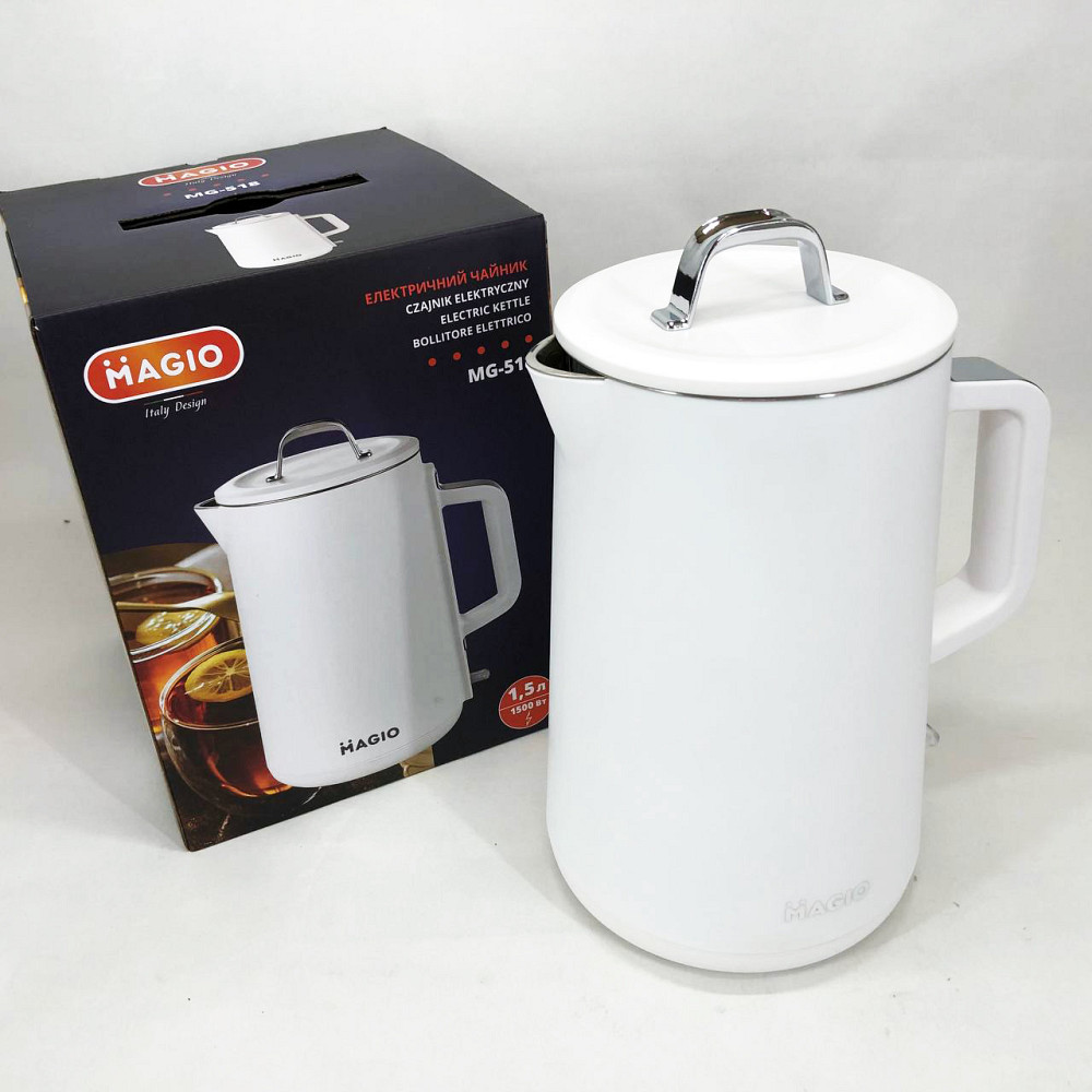 Тихий чайник, Потужний кухонний чайник, Сучасний електрочайник для дому, Електрочайник відмінний LU-77 Івано-Франківськ - фото 6