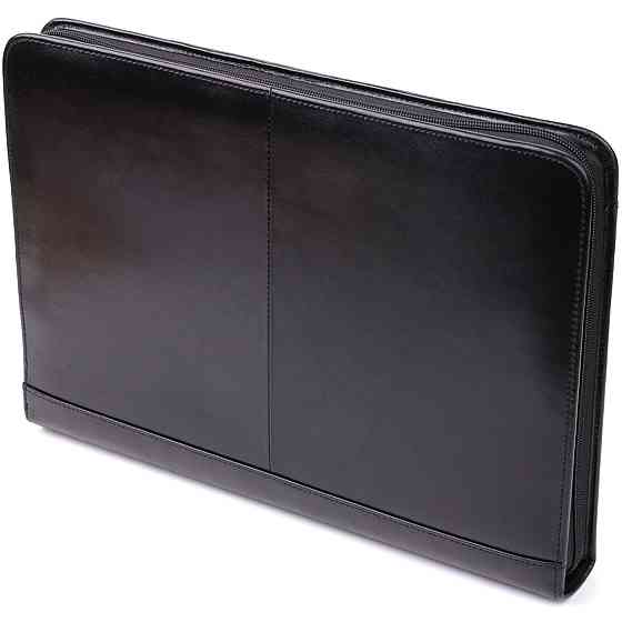 Оригінальна папка з блокнотом із гладкої натуральної шкіри Tony Perotti 20850_1 (1278L nero) Чорний Київ