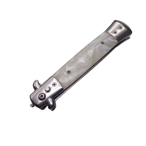 Ніж викидний PA50-1B Білий Дніпро