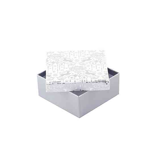 Коробка подарункова "Silver" 10 х 10 х 8 см Рівне