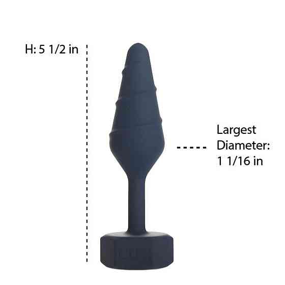 Анальна пробка Lux Active Twist Plug Small Blue (м'яте паковання!!!) Sex Aura Київ