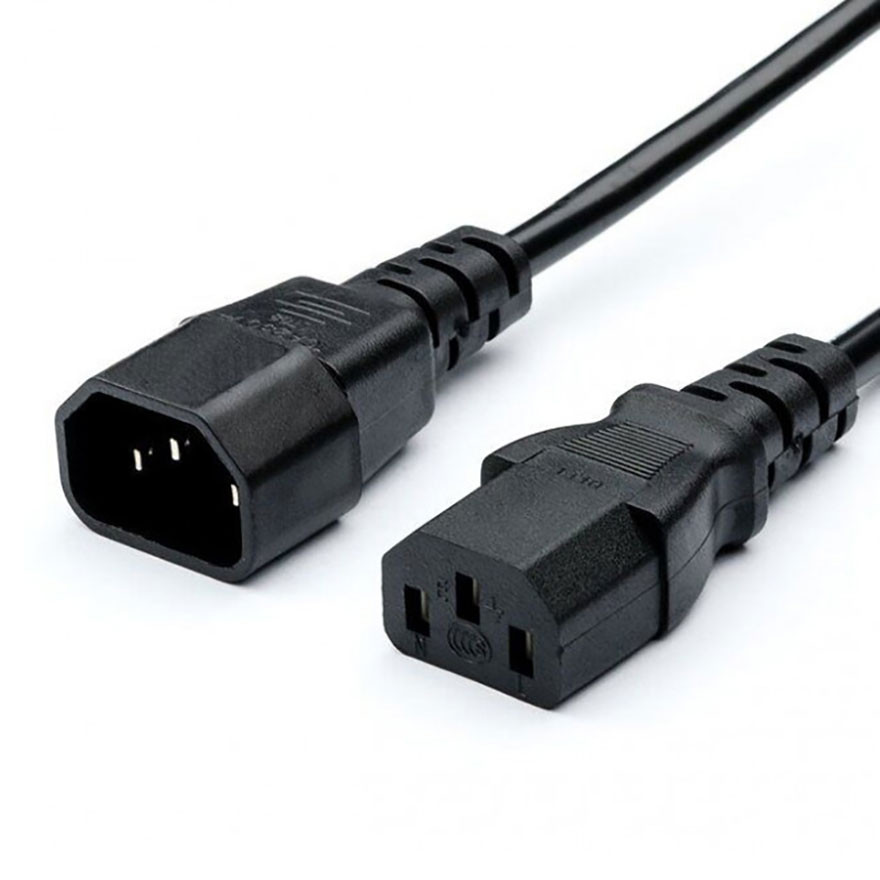 Кабель живлення 220В 3.0 м, 1,5мм2 С13-С14 (подовжувач) Kingda Вінниця - фото 2