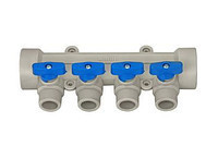 Коллектор полипропиленовый Kalde на 4 выхода BLUE & rRED Харків - фото 2