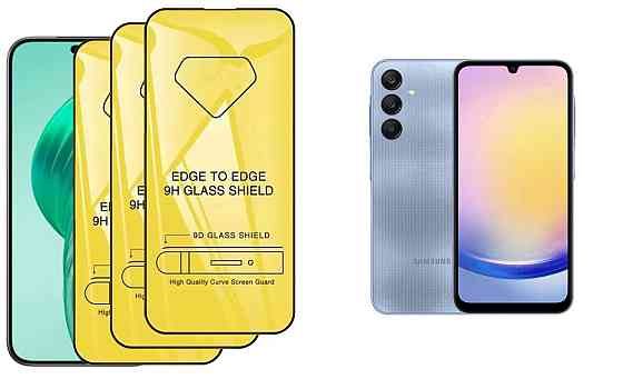 Захисне скло DefenzoGlass для Samsung Galaxy A25, Galaxy A25 5G – подвійна міцність Київ