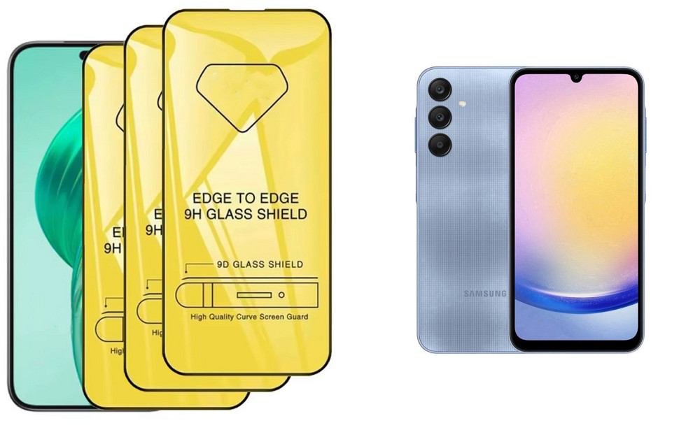 Захисне скло DefenzoGlass для Samsung Galaxy A25, Galaxy A25 5G – подвійна міцність Київ - фото 1