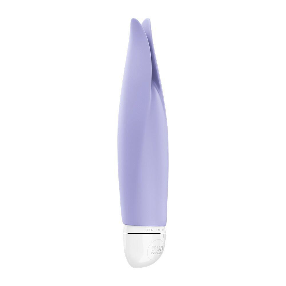 Вібратор з пелюстками Fun Factory VOLITA purple, компактний, дуже тихий, на батарейках Sex Aura Київ - фото 1