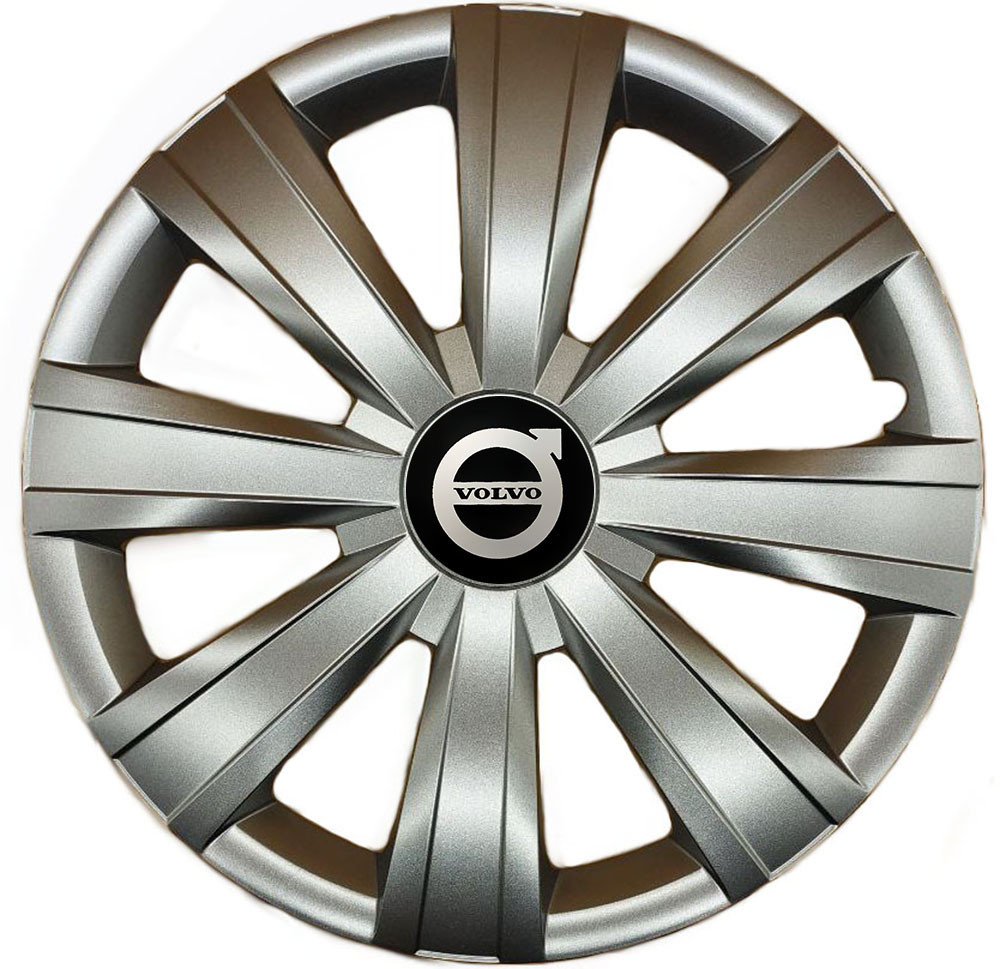 Автомобильные модельные колпаки R15 Volvo 328 4шт, SJS, серебряные Киев - изображение 1