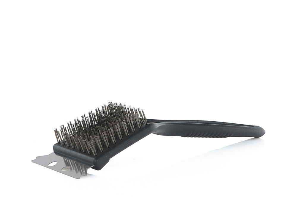 Дротяна щітка зі скребком "GeKo" для чищення гриля 2в1, 21см Киев - изображение 3
