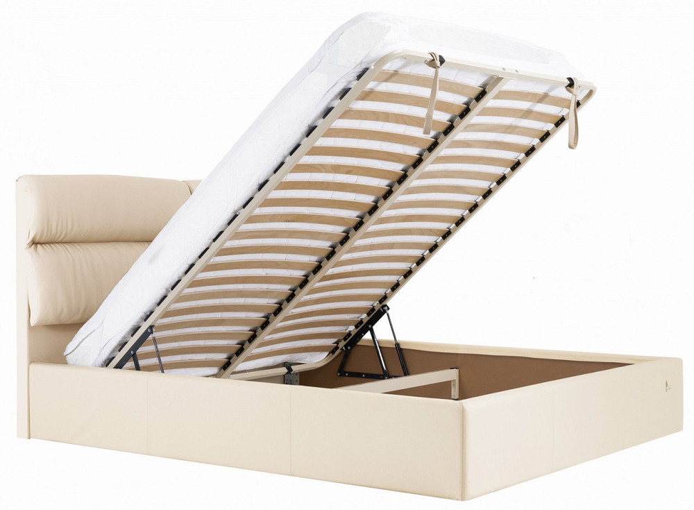 Кровать Двуспальная Oxford Comfort 180 х 190 см Fly 2207 С подъемным механизмом и нишей для белья Бежевый Днепр - изображение 15