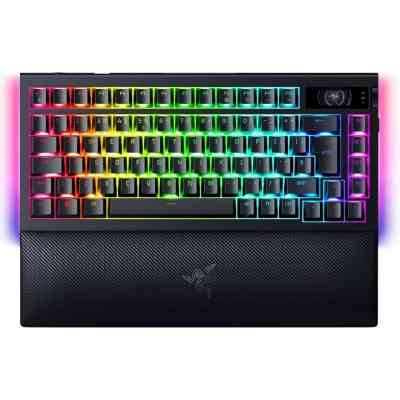 Клавіатура Razer BlackWidow V4 Pro 75 ISO Wireless/Bluetooth/USB UA Black (RZ03-05130300-R3E1) Вінниця