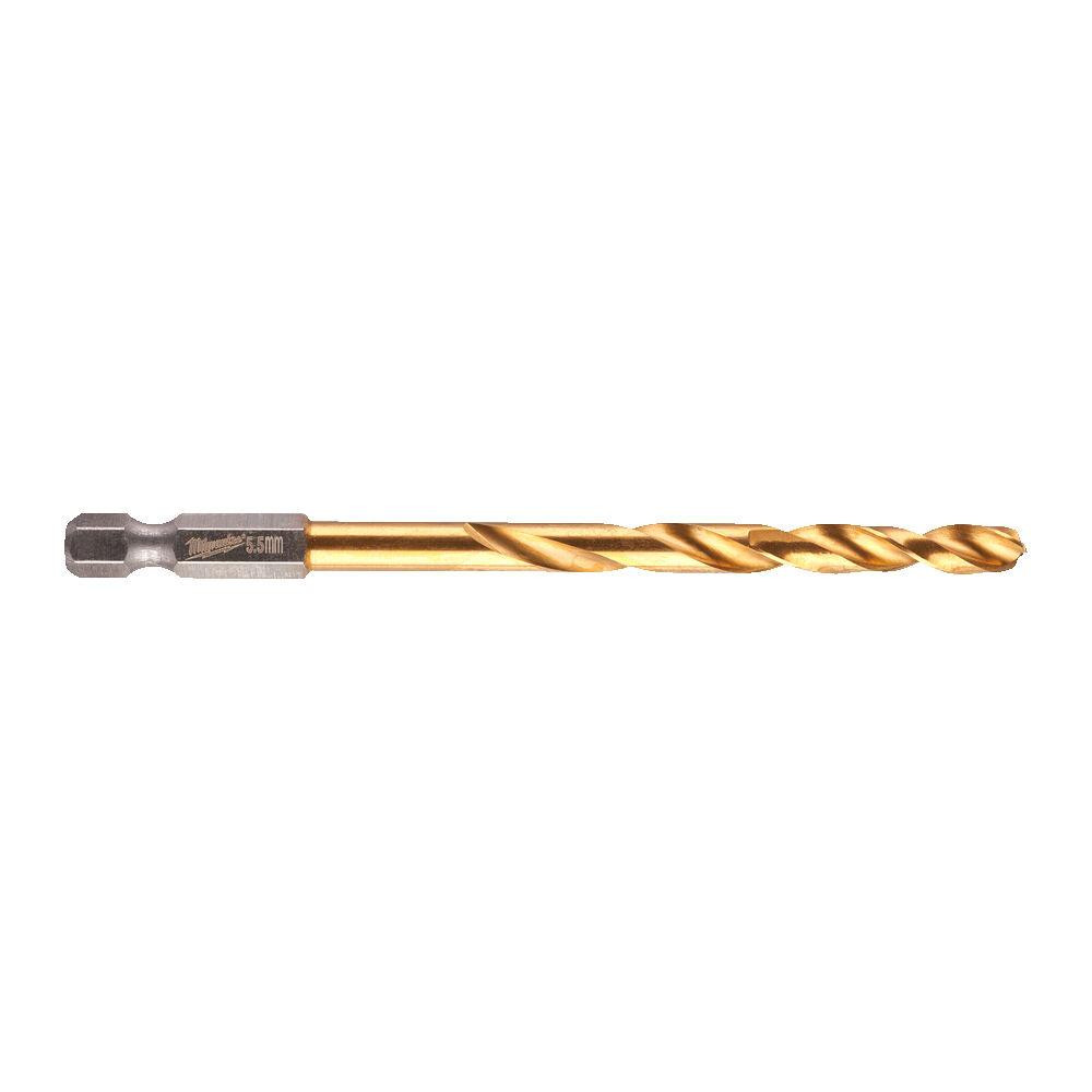 Свердло по металу RedHEX SHOCKWAVE HSS-TiN MILWAUKEE, діаметр 5,5х104х60мм Одеса - фото 2