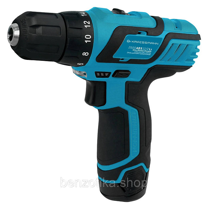 Шуруповерт аккумуляторный KRAISSMANN 2500 ABS 12/2 Li Киев - изображение 2