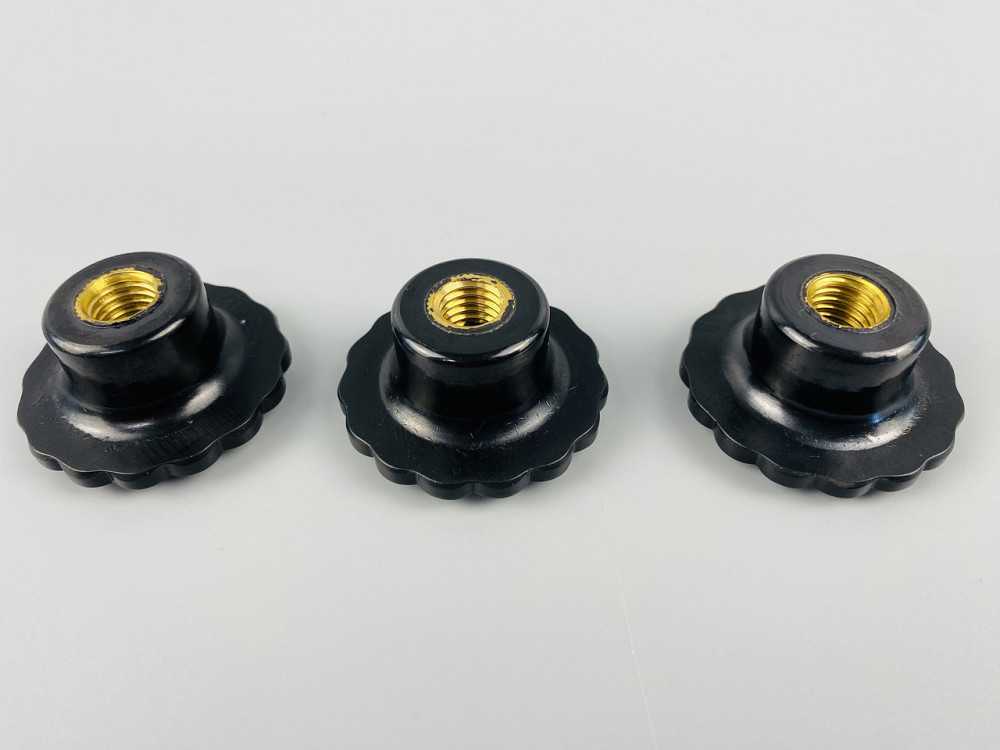 Наконечник важеля універсальний М10, D40 (шар чорний), латунна втулка різь внутрішня М10 Мукачево - фото 9