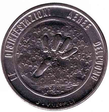 Монета 50 лир. 1977 год, Сан-Марино.UNC Полтава
