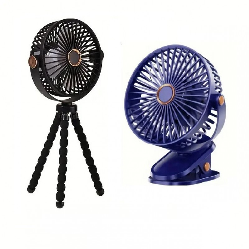 Вентилятор акумуляторний на гнучких ніжках / затиску USB 3 швидкості, зручна фіксація на будь-якій поверхні Одеса - фото 2