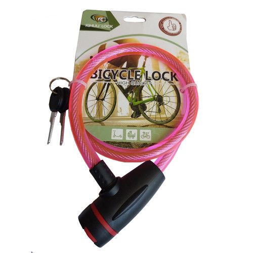 Замок велосипедний KIHUU LOCK 187, 12*80 тросовий, 2 ключі ZE-28 Київ - фото 1