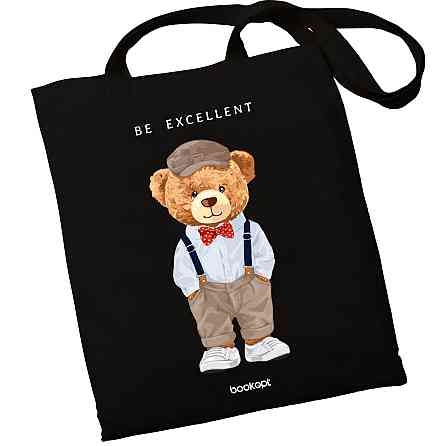 Екошопер BookOpt ВК4057 Teddy Bear (Be Excellent) чорний Киев