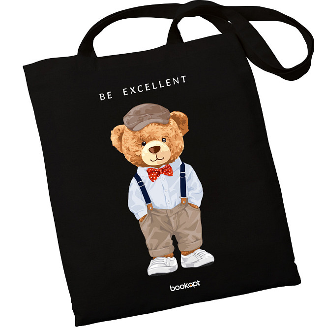 Екошопер BookOpt ВК4057 Teddy Bear (Be Excellent) чорний Киев - изображение 1
