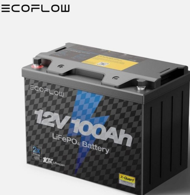 Ecoflow 12V 100Ah LiFePO4 аккумулятор батарея Оригинал из США. Харьков - изображение 8