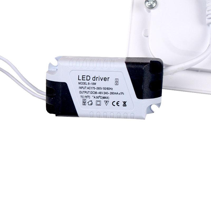 Потолочный светодиодный светильник встраиваемый квадратный 12 Вт 4100К Киев - изображение 4