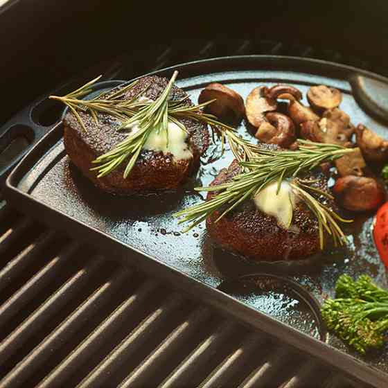 Плита, планча чавунна 60x30см для гриля XL Big Green Egg 122995 (CIGHXL / 116406) Код: 004175 Рівне