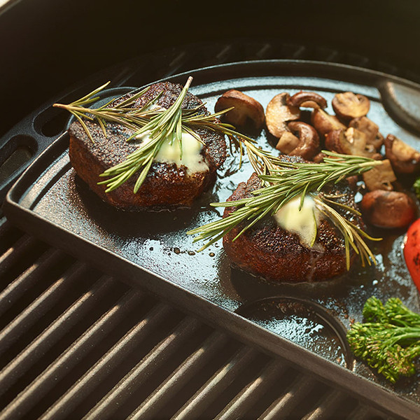 Плита, планча чавунна 60x30см для гриля XL Big Green Egg 122995 (CIGHXL / 116406) Код: 004175 Рівне - фото 2