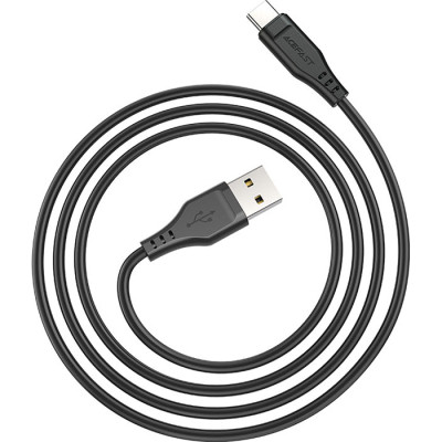 Дата кабель USB 2.0 AM to Type-C 1.2m 3.0A TPE C3-04 Black Acefast (6974316280866) Винница - изображение 2