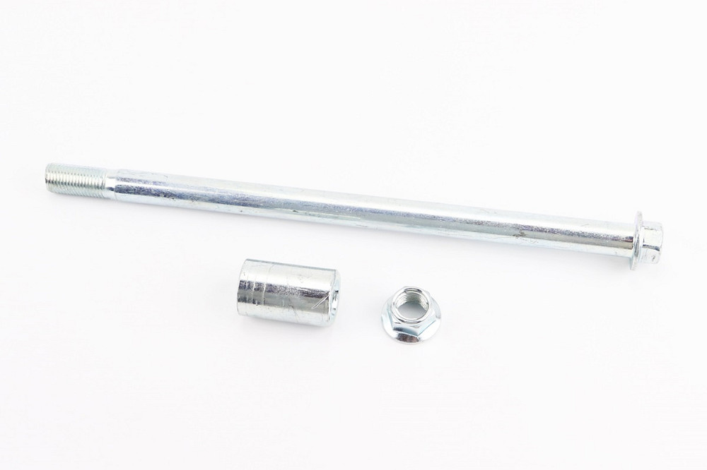 Вісь колеса заднього d15mm; L260mm + втулка, гайка Київ - фото 1