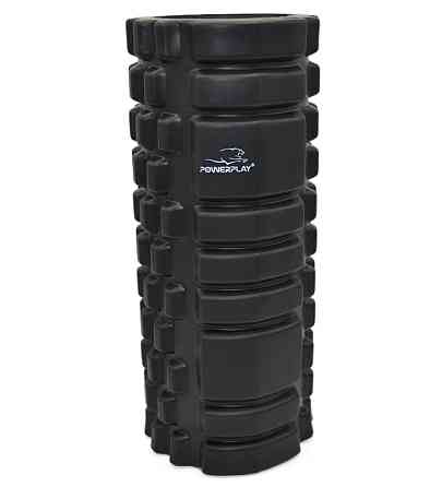 Масажний ролик (роллер) PowerPlay 4025 Massage Roller Чорно-помаранчевий (33x15см.) Кам'янське