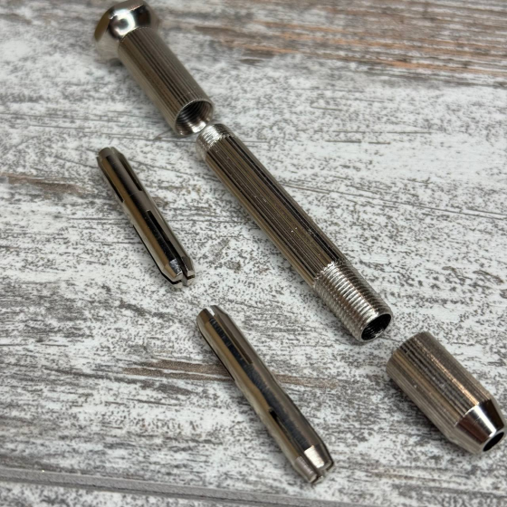 Ручная механическая мини дрель с 10 сверлами и цангами Киев