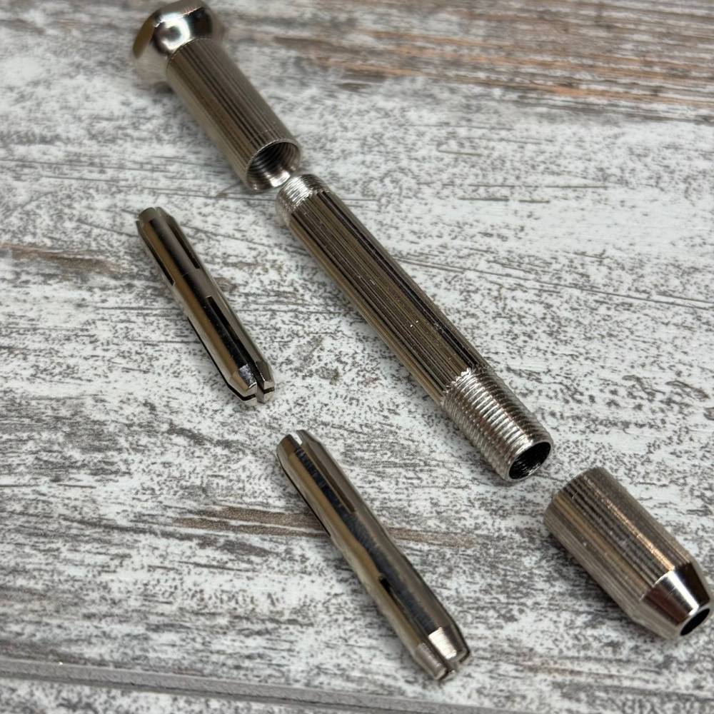 Ручная механическая мини дрель с 10 сверлами и цангами Киев - изображение 3