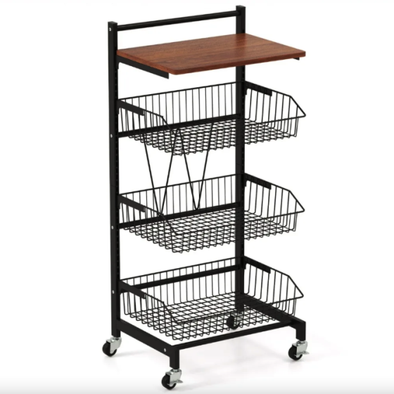 Стелаж Costway Vroda мобільний в стилі Loft Київ