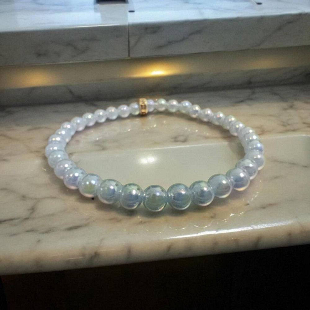 Браслет біло-блакитний Одеса - фото 4