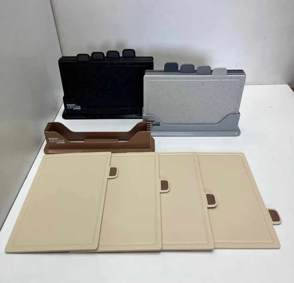 Jianlips Кухонный набор досок Zepline ZP-00220 5 предметов с подставкой черный Київ - фото 3