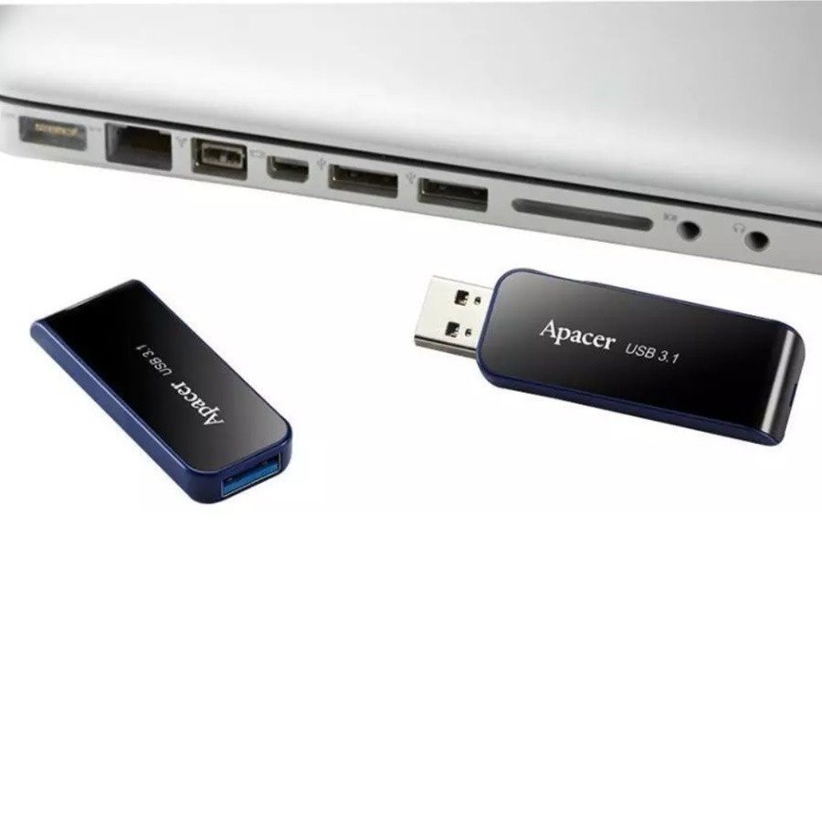 Флеш-накопичувач Apacer USB 3.2 Gen 1 AH356  32GB Black Київ - фото 3