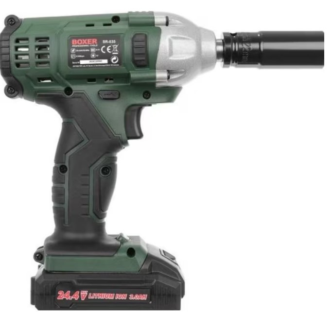 SR-035 Набір ударного гайковерта та шуруповерта 24,4 В, 2 АКБ, 18+1 режим, комплект з аксесуарами Одеса - фото 4