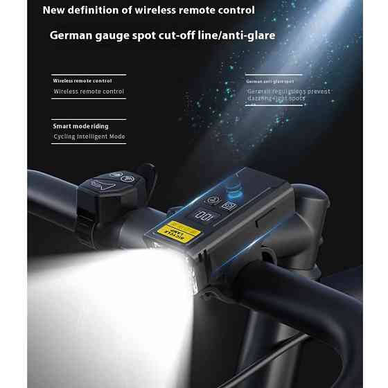 LED фонарь на руль велосипеда Q091, Фонарь для велосипеда без батареек с велокреплением IZ-52 Киев