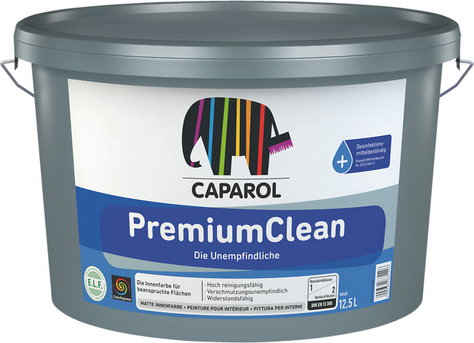 Інтер'єрна фарба екстра-класу Caparol PremiumClean В1 мат білий 12.5 л Киев - изображение 1