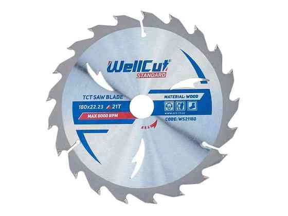 Диск пильний 180мм 22,23мм 21Т ТМ WellCut Київ