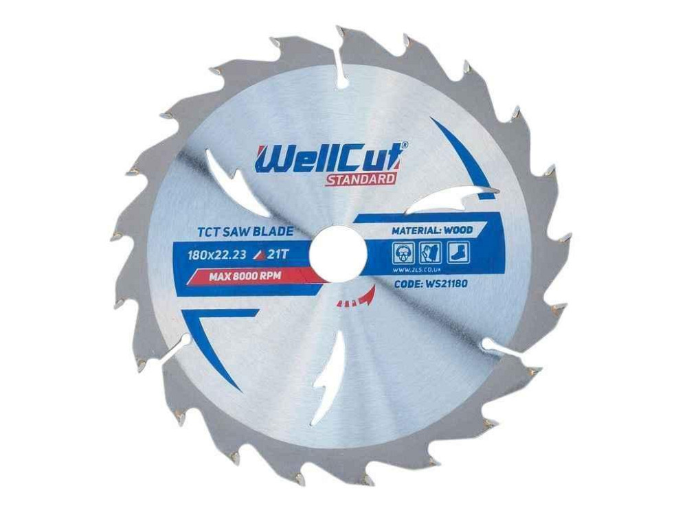 Диск пильний 180мм 22,23мм 21Т ТМ WellCut Київ - фото 1