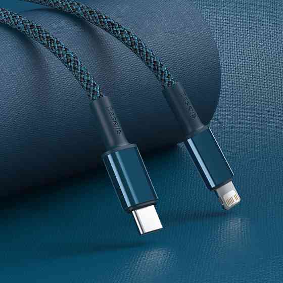 Кабель Baseus High Density Braided Type-C to Lightning PD 20W 1м білий Львів