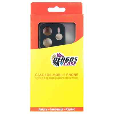 Чехол для мобильного телефона Dengos Matte Xiaomi Redmi Note 14 5G (Black) (DG-TPU-MATT-155) Винница